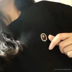 Hypeyourbeast Clothes BAPE Classic Embroidered Logo Ape Head Tee Shirt 'BLACK' 31 Hypeyourbeast Clothes BAPE Classic Embroidered Logo Ape Head Tee Shirt 'BLACK'