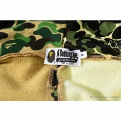 Hypeyourbeast BAPE X UNKLE Camouflage Green Belt Ear Hoodie Clothes