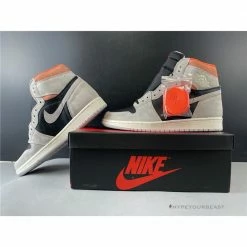 Hypeyourbeast Air Jordan 1 Retro High OG Neutral Grey Hyper Crimson