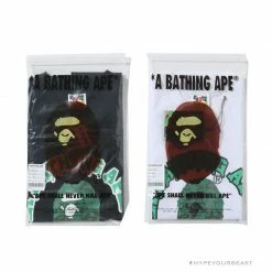 Hypeyourbeast BAPE Paint Splash Green Camouflage Tee Shirt 'WHITE' Clothes 7 Hypeyourbeast BAPE Paint Splash Green Camouflage Tee Shirt 'WHITE' Clothes