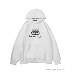 HypeYourBeast BCG BB Hoodie White Black Hoodies & Jackets