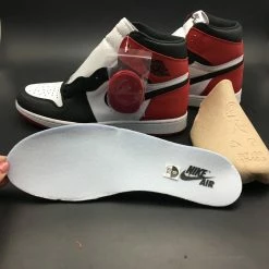 Hypeyourbeast Air Jordan 1 High 'Satin Black Toe'