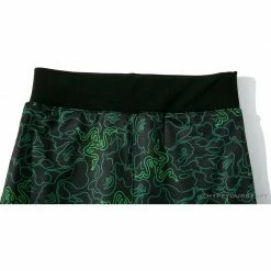 Hypeyourbeast Clothes BAPE X RAZER Co-Branded Gaming Camouflage Green Pants