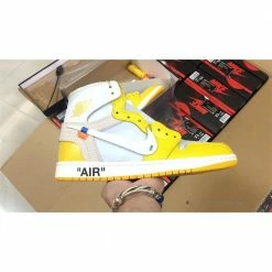 Hypeyourbeast Off-White X Air Jordan 1 High Canary Yellow