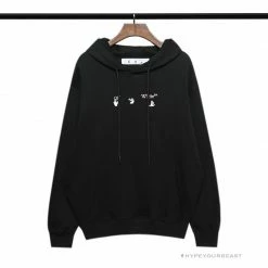 HypeYourBeast Off White Hoodie Black RED