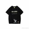 Hypeyourbeast Clothes BAPE Little Ape Head Tom And Jerry Chase Tee Shirt 'BLACK'
