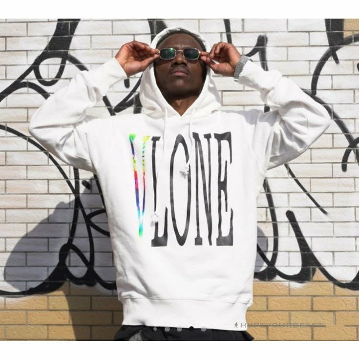 HypeYourBeast Vlone Hoodie White Rainbow 3 HypeYourBeast Vlone Hoodie White Rainbow