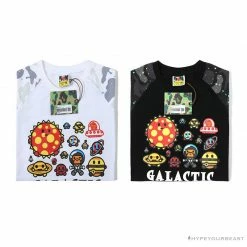 Hypeyourbeast BAPE Baby Milo Galaxy Astronaut Luminous Tee Shirt 'WHITE' Clothes 10 Hypeyourbeast BAPE Baby Milo Galaxy Astronaut Luminous Tee Shirt 'WHITE' Clothes