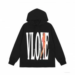 HypeYourBeast Vlone Hoodie Black Love Hoodies & Jackets