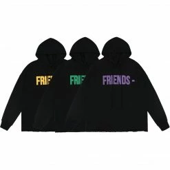 HypeYourBeast Hoodies & Jackets Vlone Green And Black Friends Hoodie 11 HypeYourBeast Hoodies & Jackets Vlone Green And Black Friends Hoodie