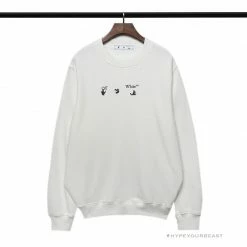 HypeYourBeast Shirts Off White Shirt White Blue