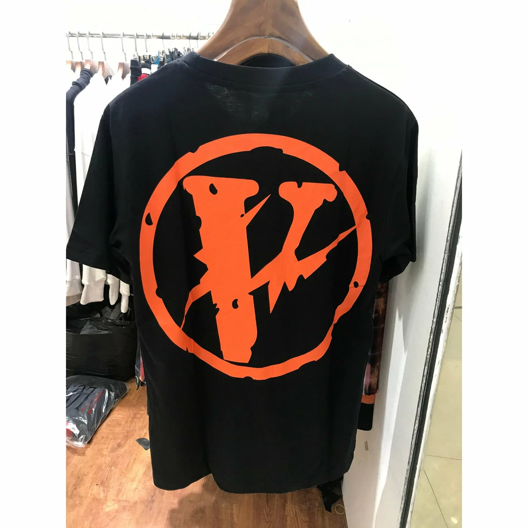 HypeYourBeast T-Shirts Vlone Orange And Black Tee Shirt 8 HypeYourBeast T-Shirts Vlone Orange And Black Tee Shirt