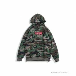 HypeYourBeast Supreme Camo Hoodie Army Camouflage Hoodies & Jackets