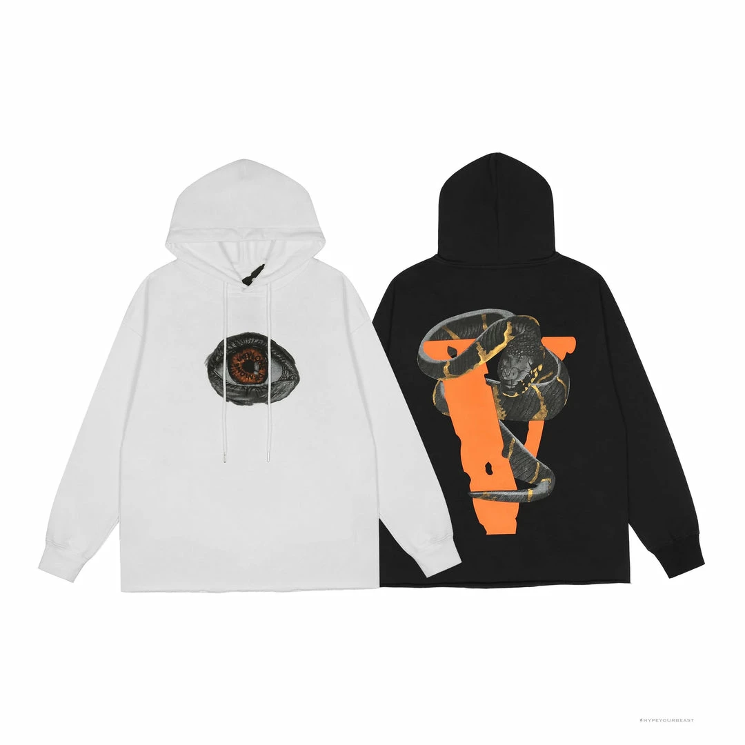 HypeYourBeast Hoodies & Jackets Vlone Hoodie White Snake Eye 2 HypeYourBeast Hoodies & Jackets Vlone Hoodie White Snake Eye