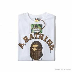 Hypeyourbeast Clothes BAPE Valentine's Day Chocolate Ape Head Tee Shirt 'WHITE'