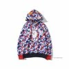 Hypeyourbeast Bape Hoodie Camo Blue Red