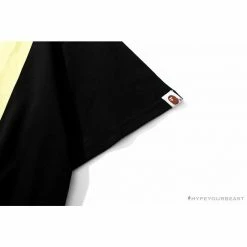 Hypeyourbeast Clothes BAPE Ape Head Blue X Yellow Contrast Letter Tee Shirt 21 Hypeyourbeast Clothes BAPE Ape Head Blue X Yellow Contrast Letter Tee Shirt