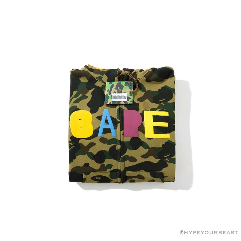 Hypeyourbeast BAPE X Readymade Tiger Head Foam Camouflage Hoodie 'GREEN' Clothes 3 Hypeyourbeast BAPE X Readymade Tiger Head Foam Camouflage Hoodie 'GREEN' Clothes
