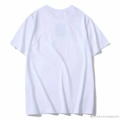 Hypeyourbeast BAPE Tiger Pattern Camouflage Ape Initials Tee Shirt 'WHITE' Clothes