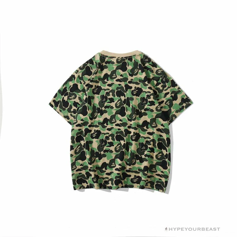Hypeyourbeast BAPE Ape Head Star Camouflage Shading Tee Shirt 'GREEN' 2 Hypeyourbeast BAPE Ape Head Star Camouflage Shading Tee Shirt 'GREEN'