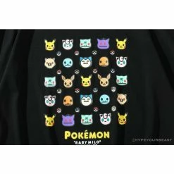 Hypeyourbeast BAPE Baby Milo Pokémon Tee Shirt 'BLACK' Clothes 16 Hypeyourbeast BAPE Baby Milo Pokémon Tee Shirt 'BLACK' Clothes