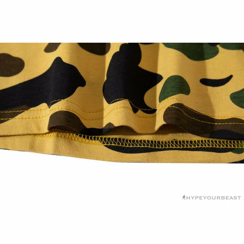 Hypeyourbeast Clothes BAPE KIDS Color Ape Head Camouflage Tee Shirt 'YELLOW' 8 Hypeyourbeast Clothes BAPE KIDS Color Ape Head Camouflage Tee Shirt 'YELLOW'