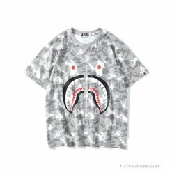 Hypeyourbeast BAPE Digital Pixel Camouflage Tee Shirt 'GREY'