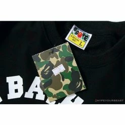 Hypeyourbeast BAPE X Bathing Ape Head Long Sleeve Shirt 'BLACK'
