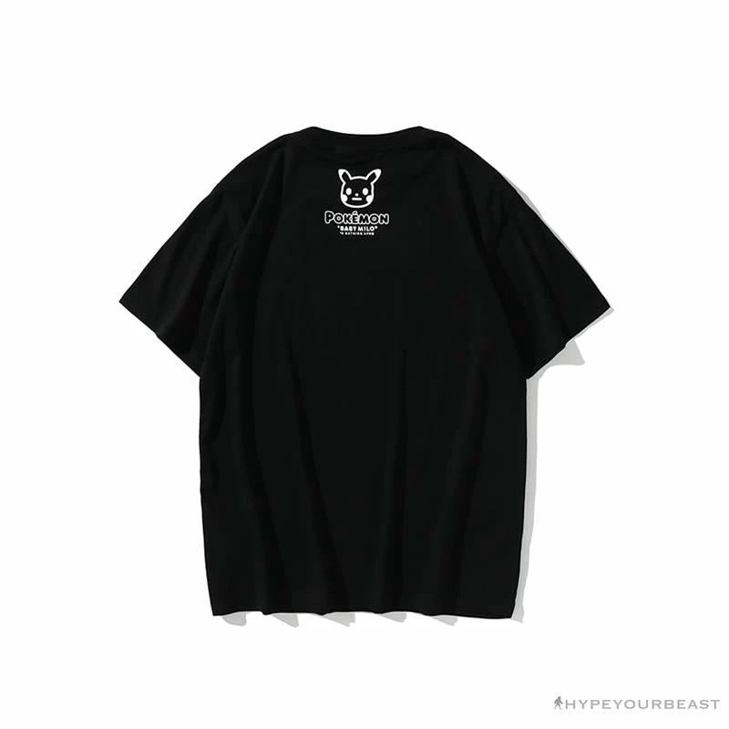 Hypeyourbeast BAPE Baby Milo Pokémon Tee Shirt 'BLACK' Clothes 2 Hypeyourbeast BAPE Baby Milo Pokémon Tee Shirt 'BLACK' Clothes