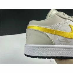 Hypeyourbeast Air Jordan 1 Low 'Palm Tree Beige Yellow'