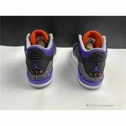 Hypeyourbeast Air Jordan 3 'Court Purple Black Cement'