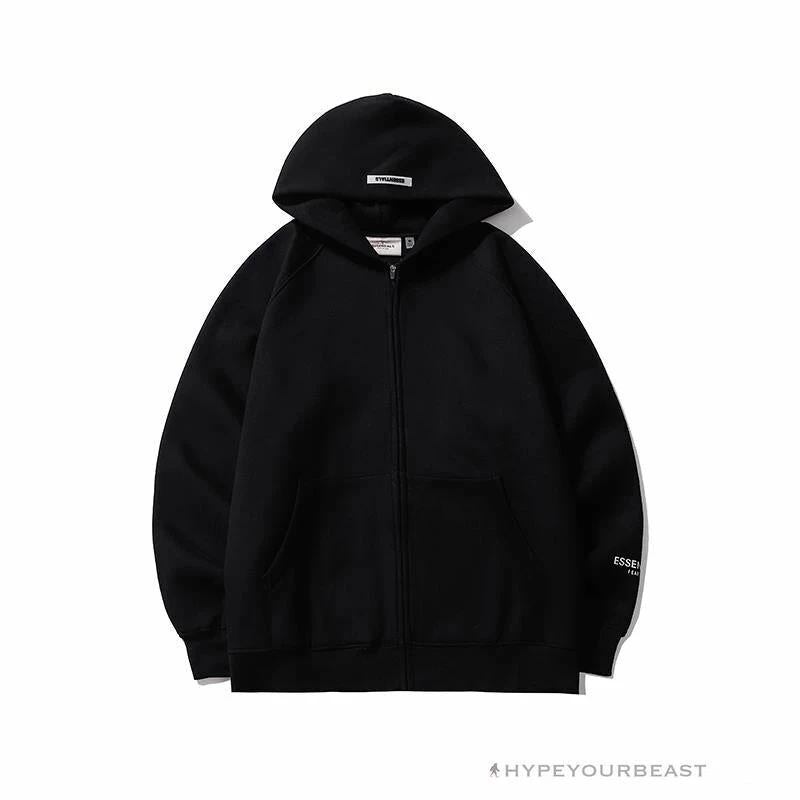 HypeYourBeast FOG Hoodie "ESSENTIALS' Black 1 HypeYourBeast FOG Hoodie "ESSENTIALS' Black