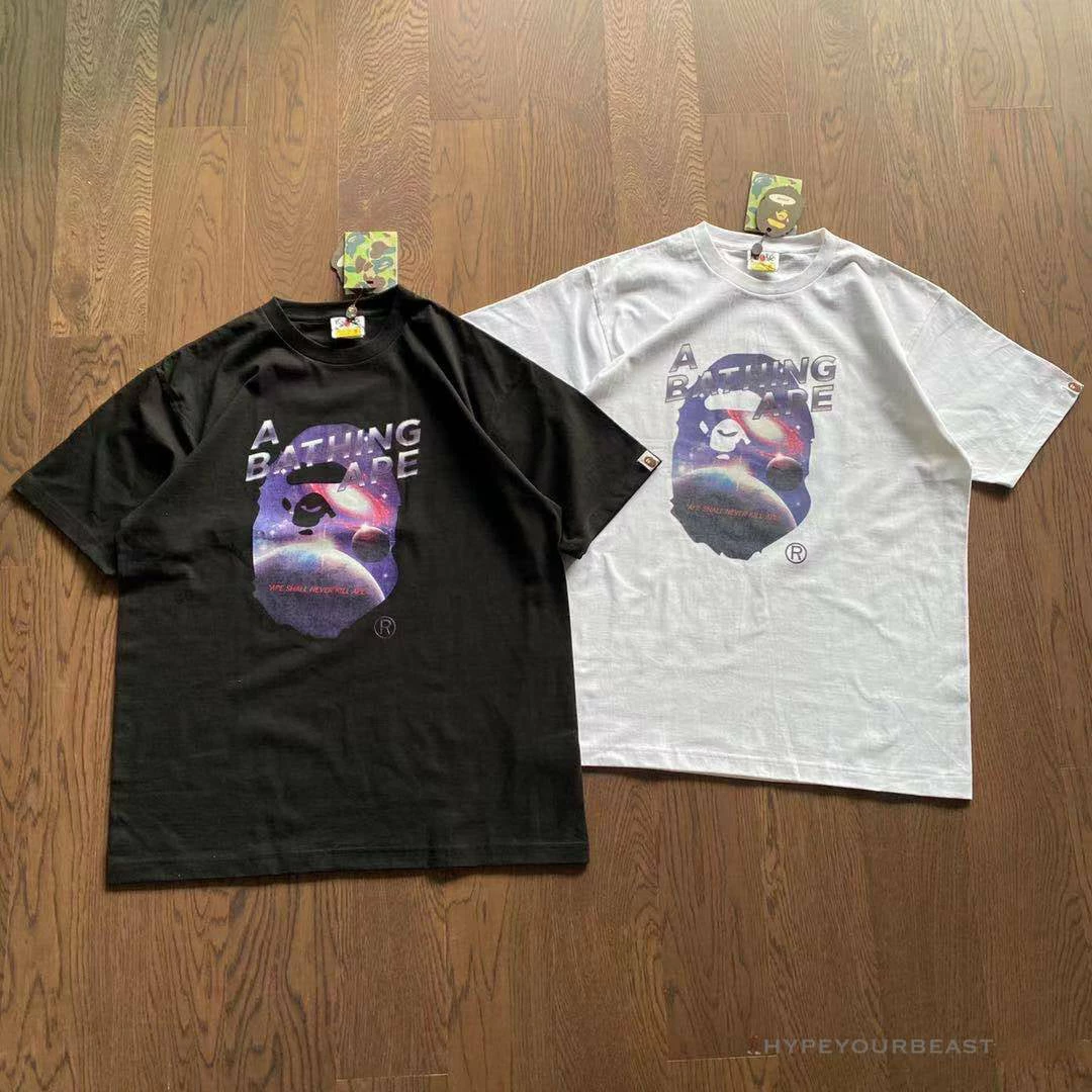 Hypeyourbeast Bape Tee Shirt Black Galaxy 1 Hypeyourbeast Bape Tee Shirt Black Galaxy
