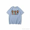 Hypeyourbeast BAPE Baby Milo Watermelon Little Monkey Tee Shirt 'BLUE'