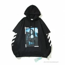HypeYourBeast Off White Hoodie Mona Lisa Hoodies & Jackets