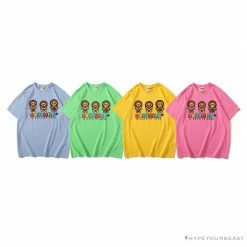 Hypeyourbeast BAPE Baby Milo Watermelon Little Monkey Tee Shirt 'BLUE' 13 Hypeyourbeast BAPE Baby Milo Watermelon Little Monkey Tee Shirt 'BLUE'