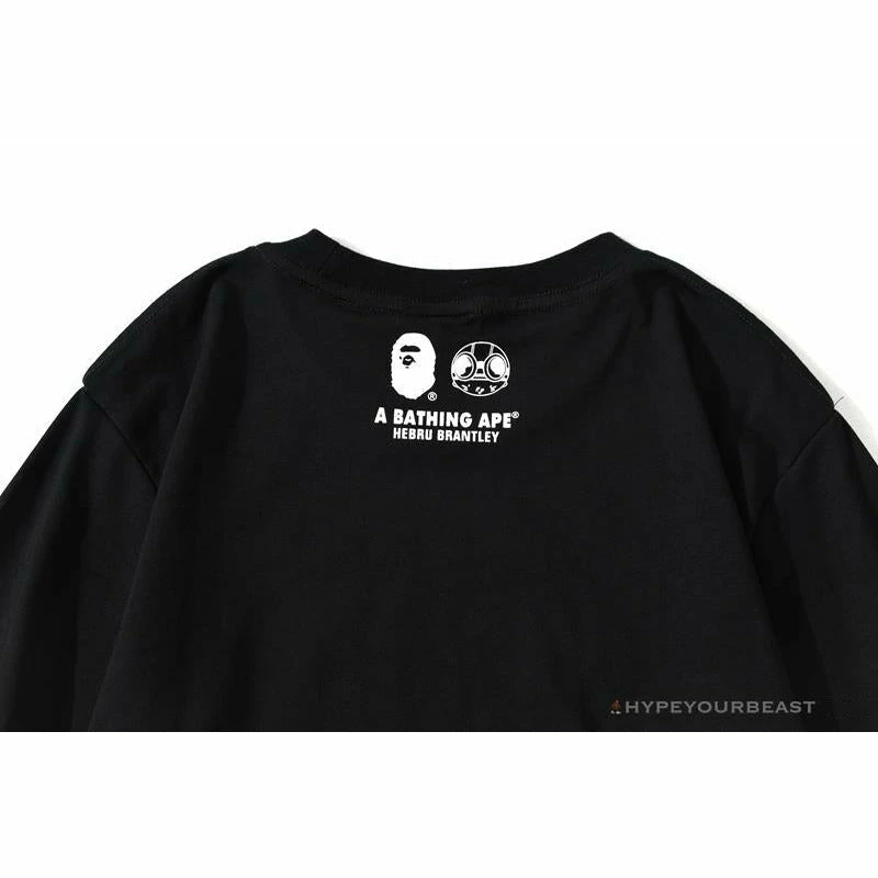 Hypeyourbeast Clothes BAPE Co-Branded Fly Boy Tee Shirt 'BLACK' 7 Hypeyourbeast Clothes BAPE Co-Branded Fly Boy Tee Shirt 'BLACK'