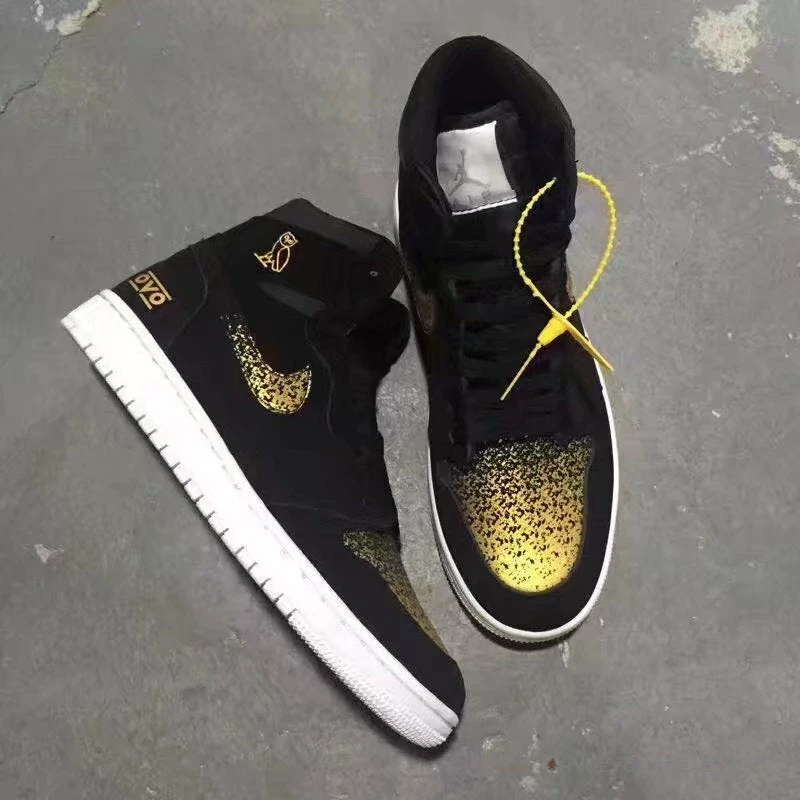 Hypeyourbeast Air Jordan 1 High 'OVO Gold / Black' 2 Hypeyourbeast Air Jordan 1 High 'OVO Gold / Black'