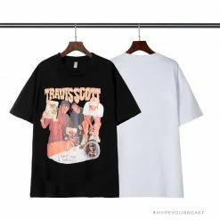 Hypeyourbeast OFF-WHITE Travisscott High Street Tee Shirt 'BLACK'