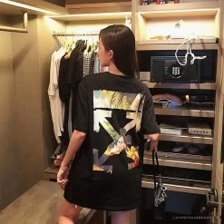 Hypeyourbeast OFF-WHITE Disney Spring X Summer Mickey With Pluto Tee Shirt 'BLACK' T-Shirts